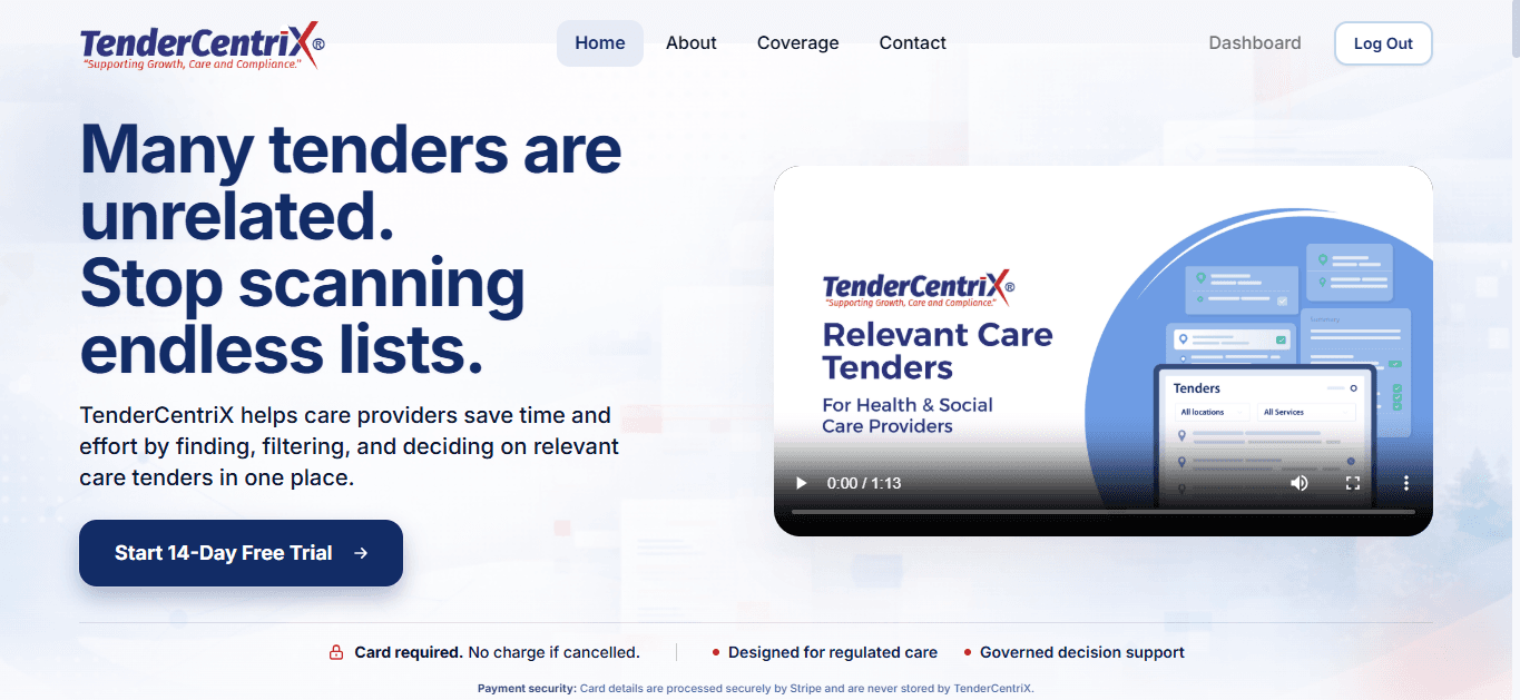 TenderCentriX: AI-Powered Tender Management & Procurement Intelligence Platform